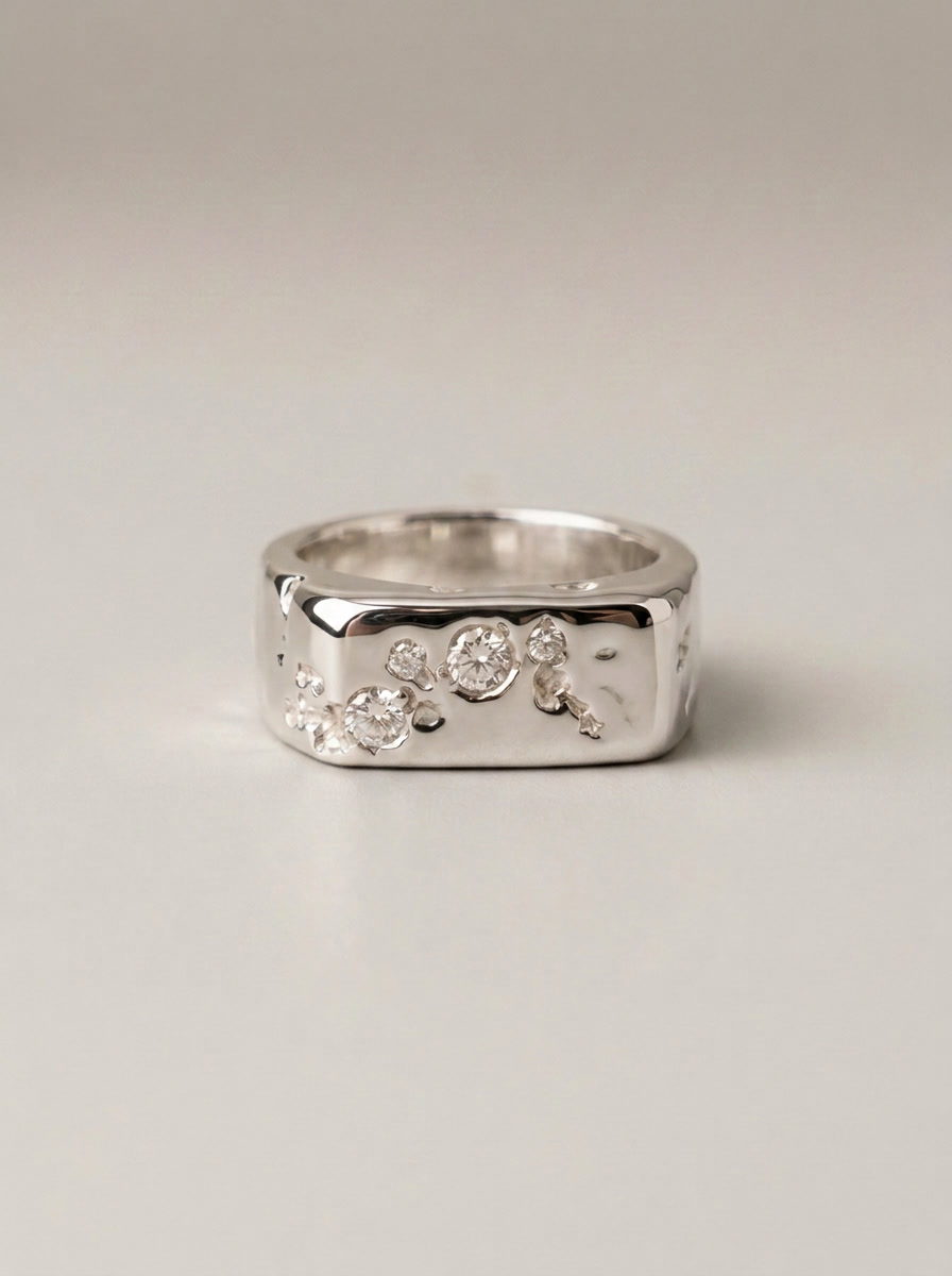 Constellation Signet mini, Sterling Silver